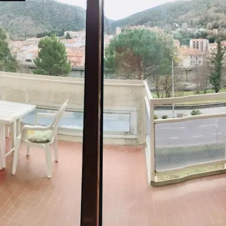 De Standing F3 A Amelie-les-bains - Terrasse, Garage, Wi-fi, Proche Thermes - Fr-1-703-25 * 艾美丽·莱斯·班恩斯·帕尔
