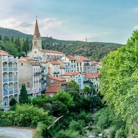 Lejlighed De Standing F3 A Amelie-les-bains - Terrasse, Garage, Wi-fi, Proche Thermes - Fr-1-703-25 Amélie-les-Bains-Palalda